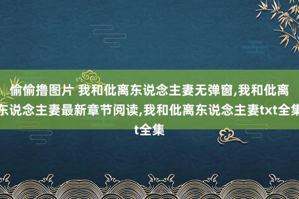 偷偷撸图片 我和仳离东说念主妻无弹窗，我和仳离东说念主妻最新章节阅读，我和仳离东说念主妻txt全集